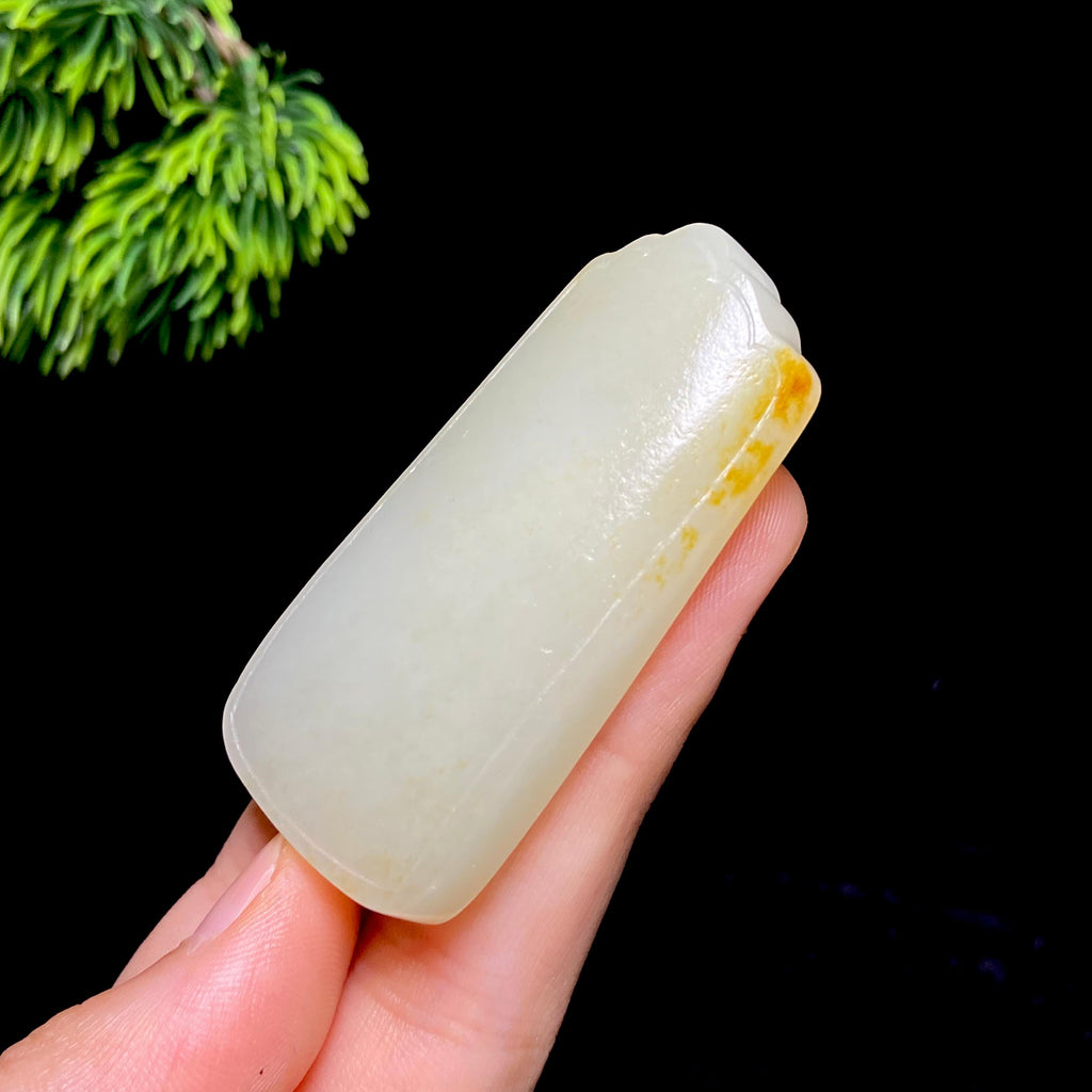 和田玉籽料无事牌（41.7g）