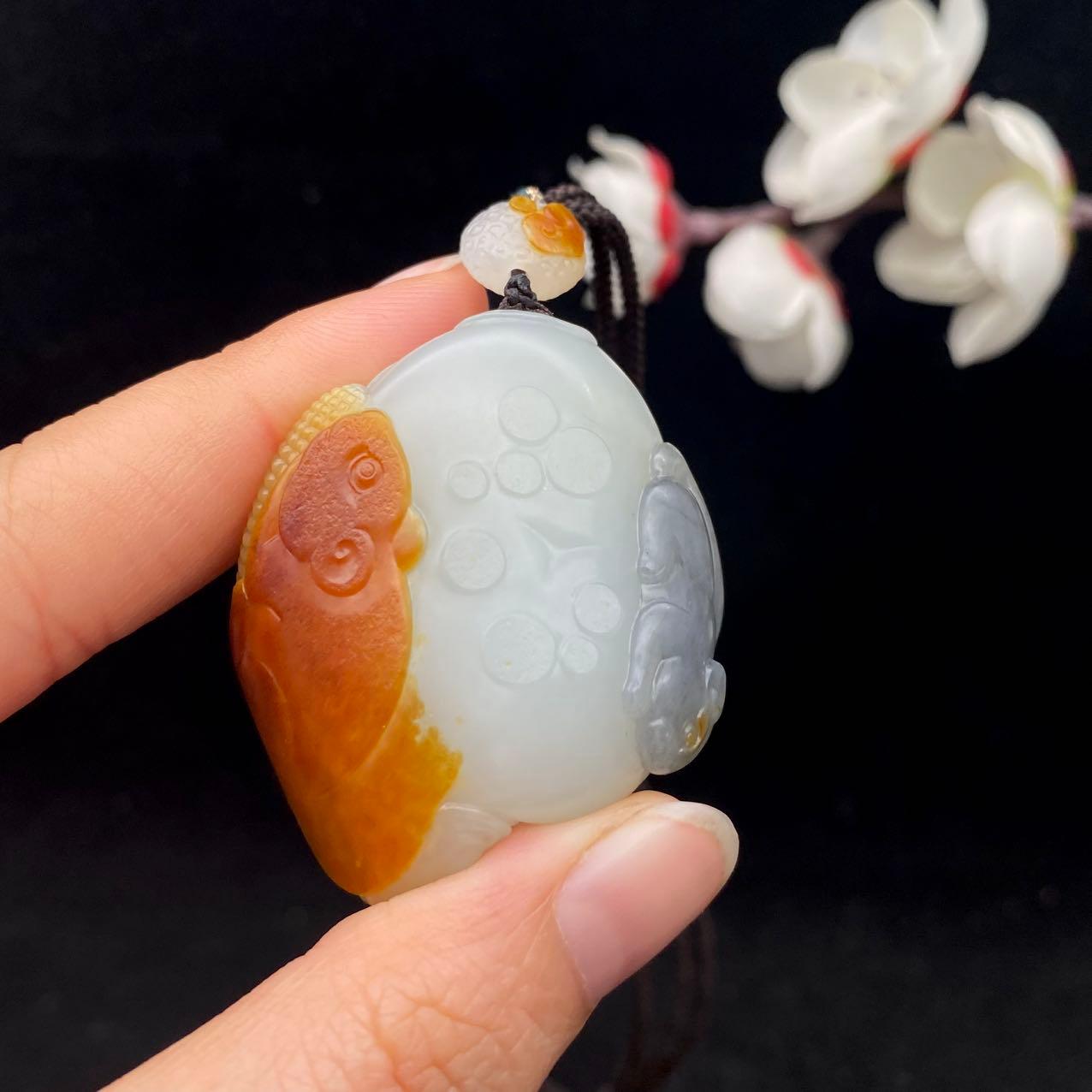 和田玉籽料【鼠你有福】（42.2g） – 厚德载玉