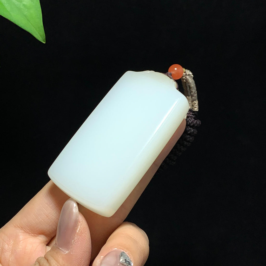 和田山料糖白玉无事牌（70.7g）