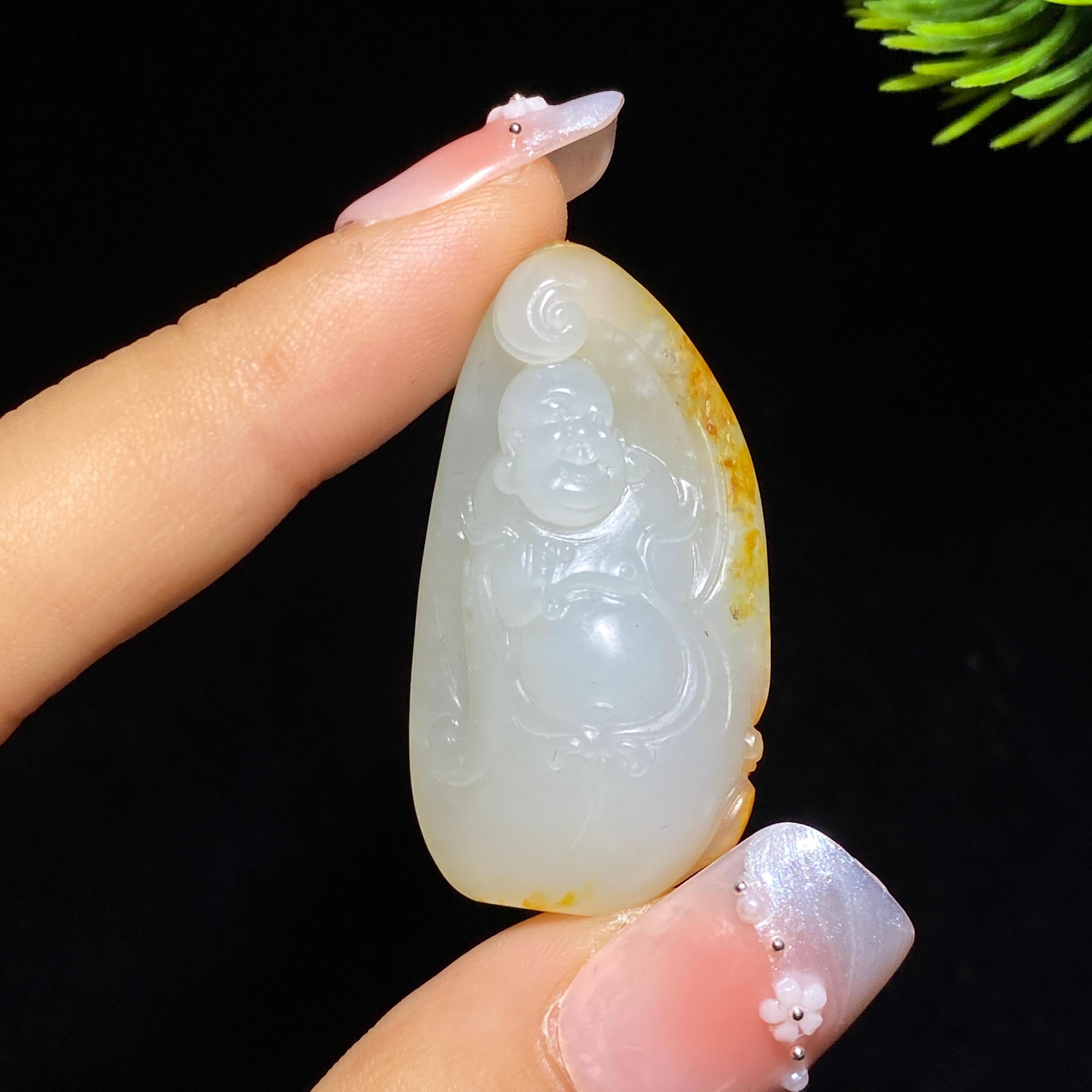 和田玉籽料佛公（12.5g）