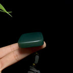 和田玉一细塔青无事牌（51.8g）