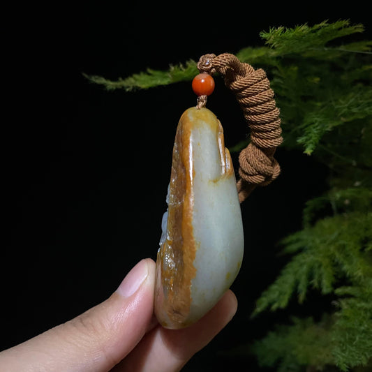 和田玉籽料龙（70.7g）