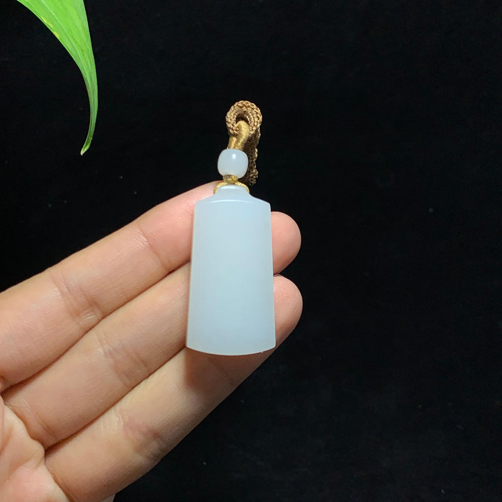 和田山料白玉无事牌挂件（16.0g）
