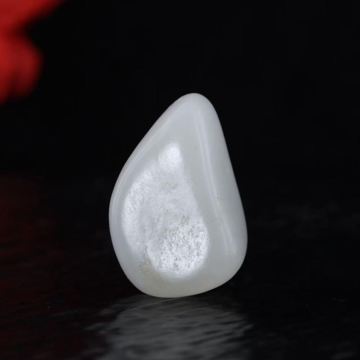 和田玉白玉籽料挂件（15.2g）