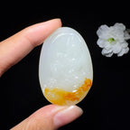 和田玉籽料观音挂件（35.2g）