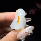 和田玉籽料挂件莲蓬（16.1g）