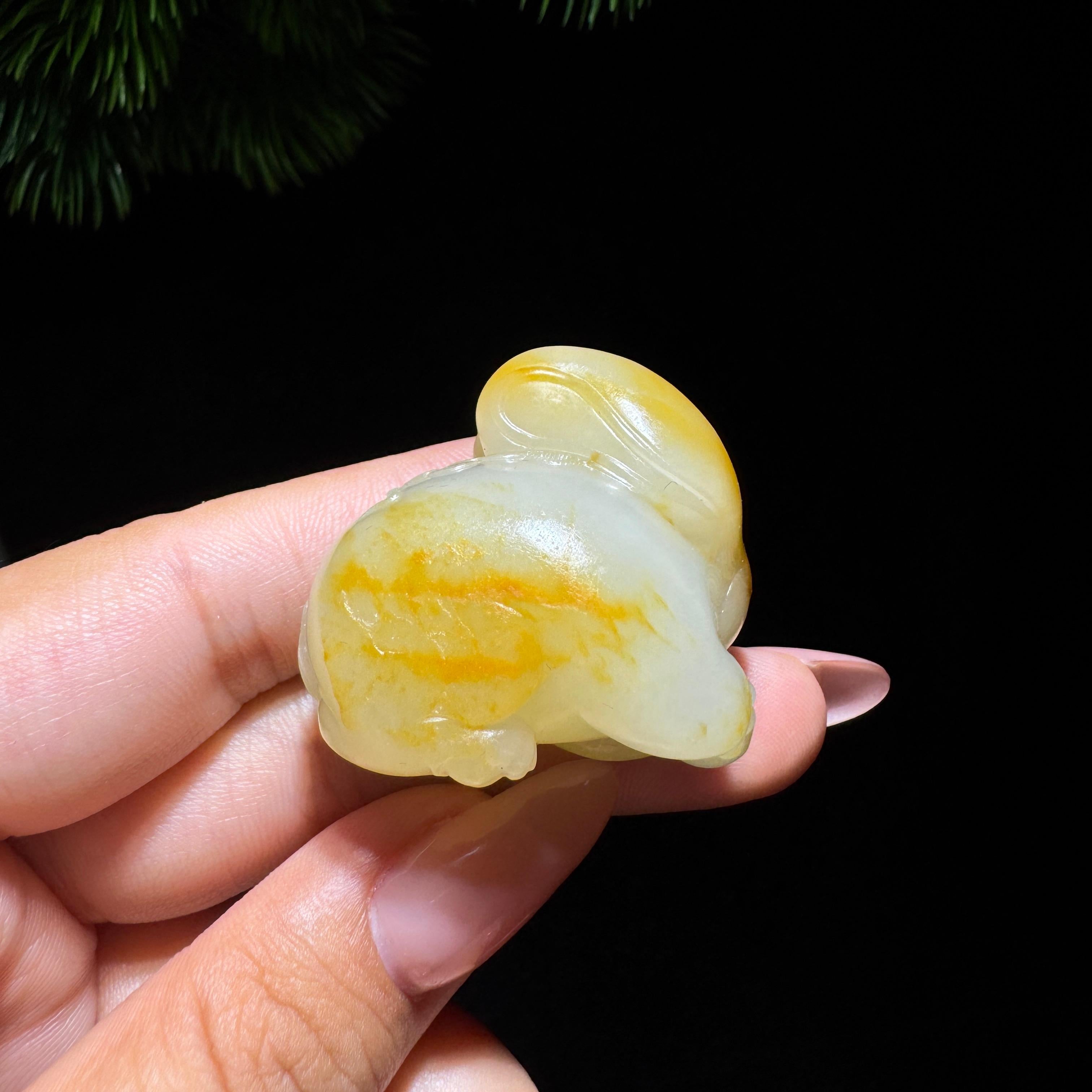 和田玉籽料兔（42.0g）