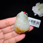 秒杀和田玉籽料呱呱来财（33.9g）