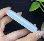 新疆和田玉黑山料高质量和田羊脂玉平安无事牌（90.1g）