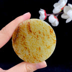 和田玉洒红皮籽料【手镯心】（162.1g）