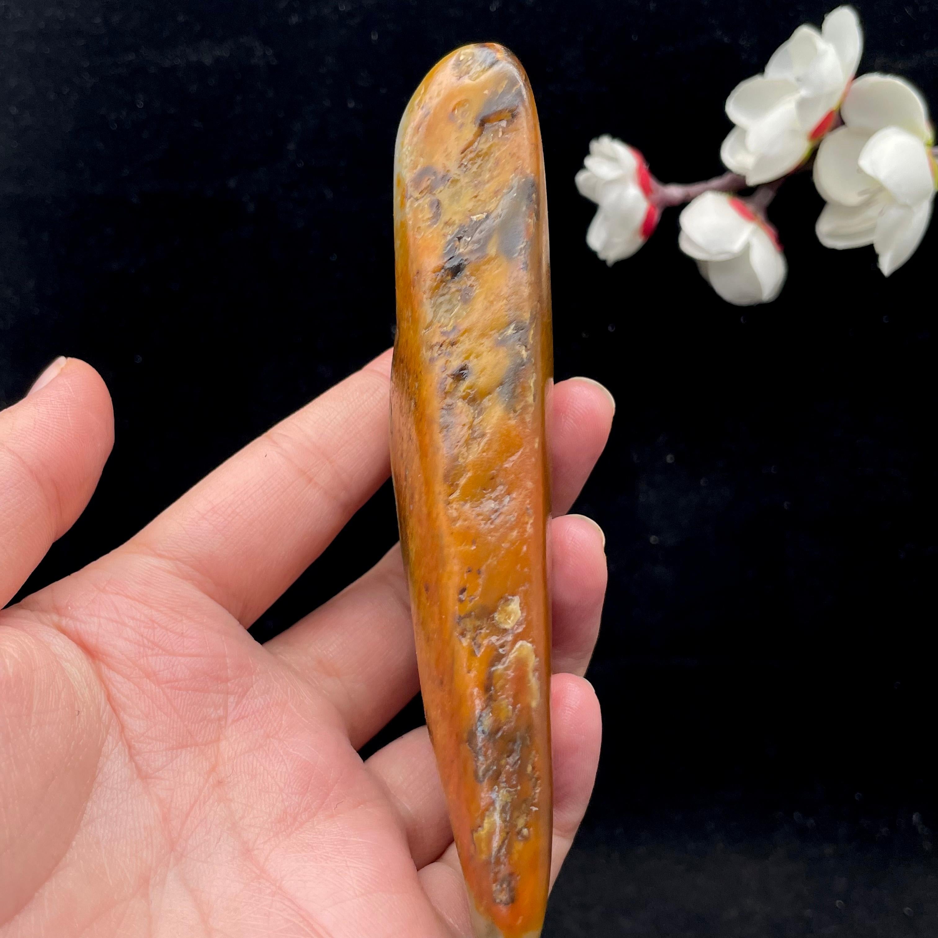 和田玉聚黄皮籽料（161.1g）