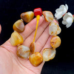 和田玉黄皮籽料【精品手串】（56.3g）