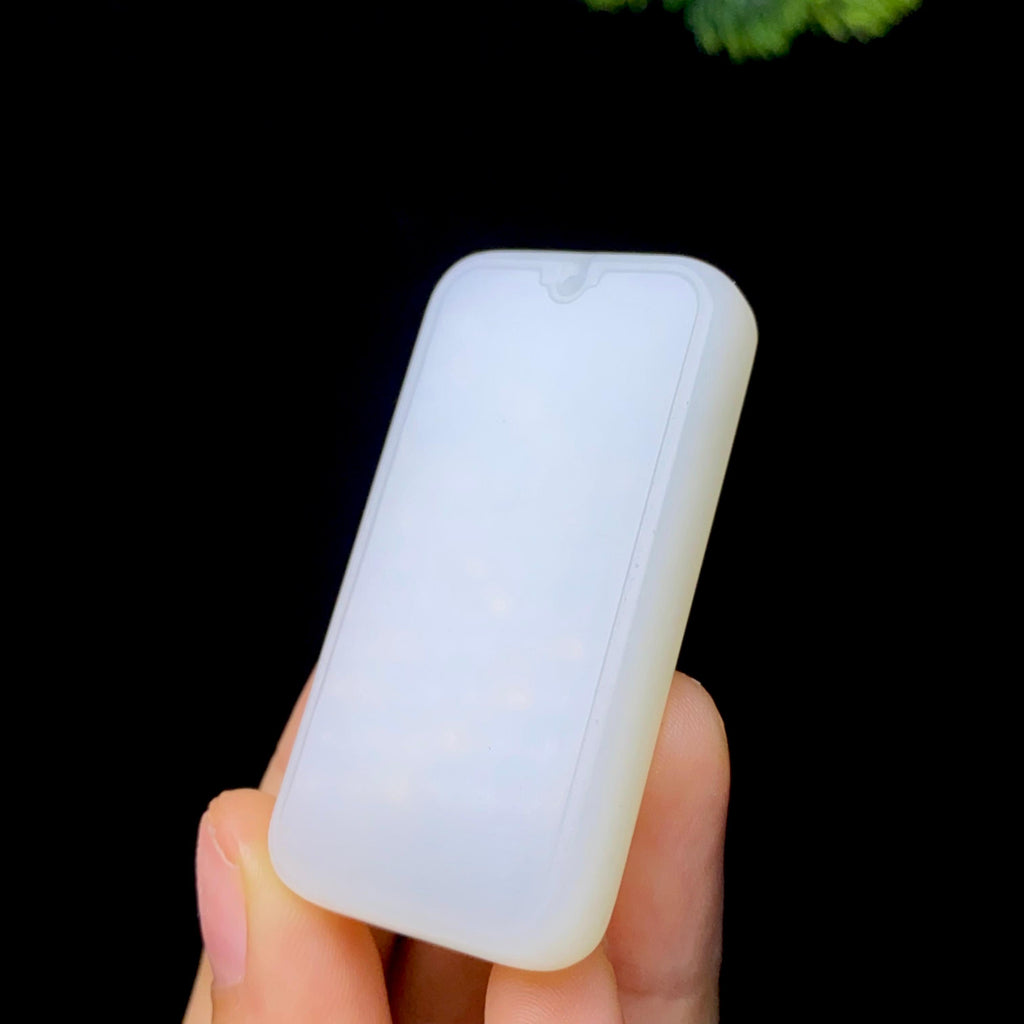 和田玉白玉无事牌（34.8g）