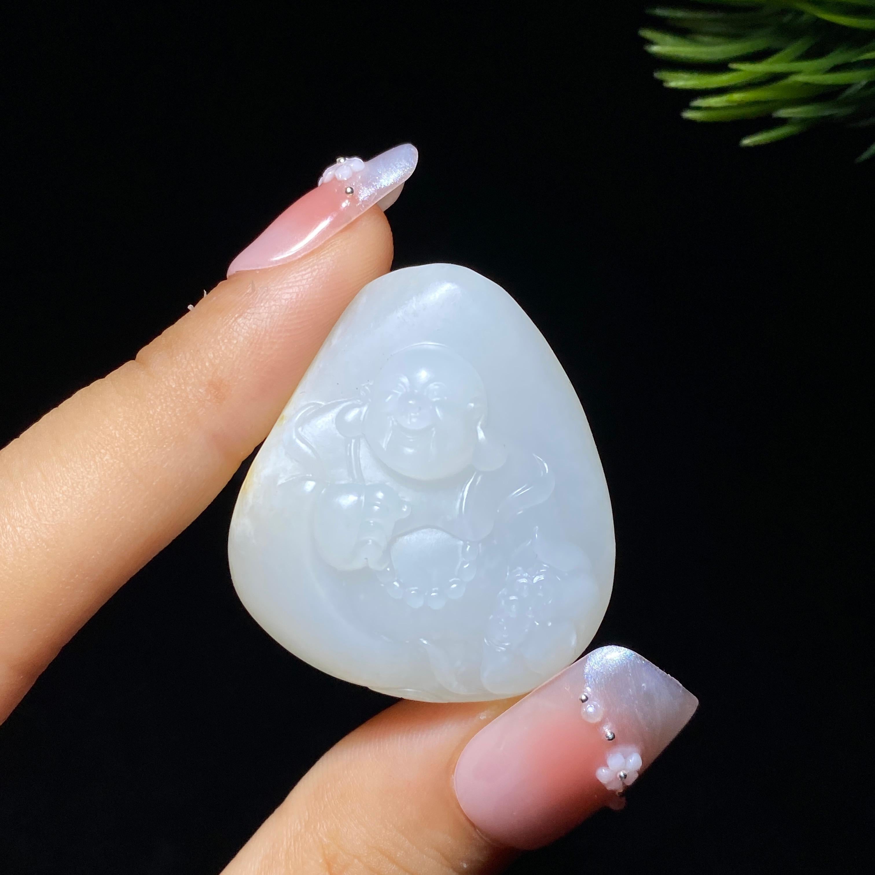 和田玉籽料佛公（22.0g）