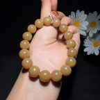 精品和田玉全糖圆珠手串（43.6g）