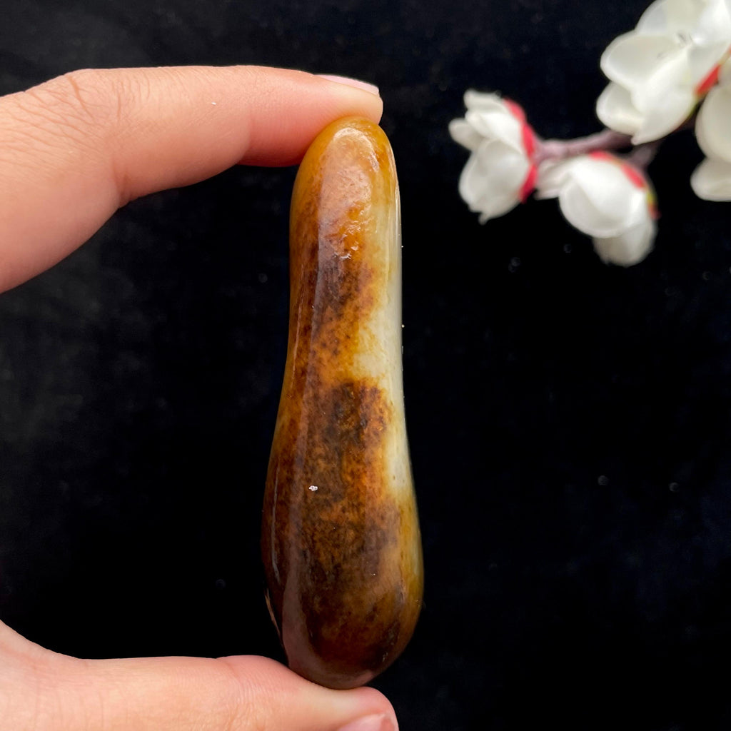 和田玉聚黄皮籽料（107.8g）