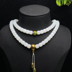 和田玉白玉直切项链（146.0g）