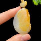 和田玉籽料龙行天下（43.4g）