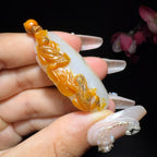 和田玉籽料挂件金蟾（30.3g）
