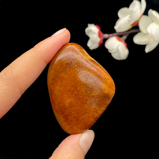 和田玉红沁皮籽料挂件（40.5g）