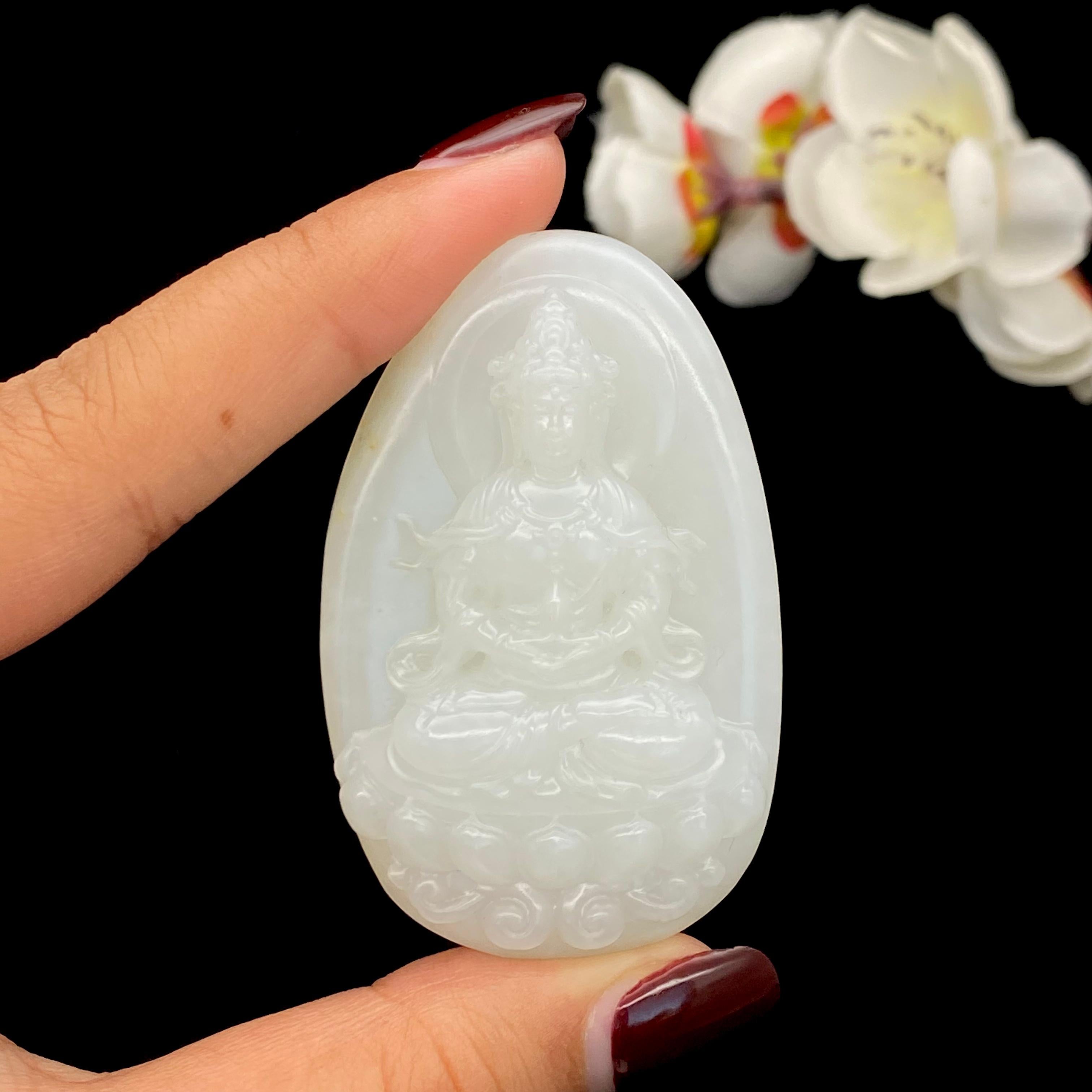 和田玉籽料【观音】（50.4g）