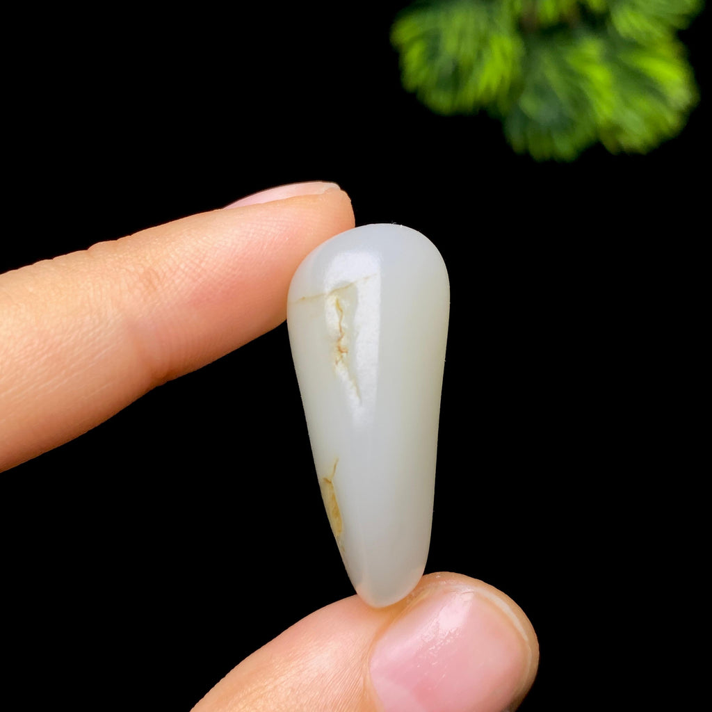 和田玉白玉洒金皮籽料原石（13.1g）