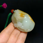 收藏级新疆和田玉籽料貔貅手把件（97.0g）