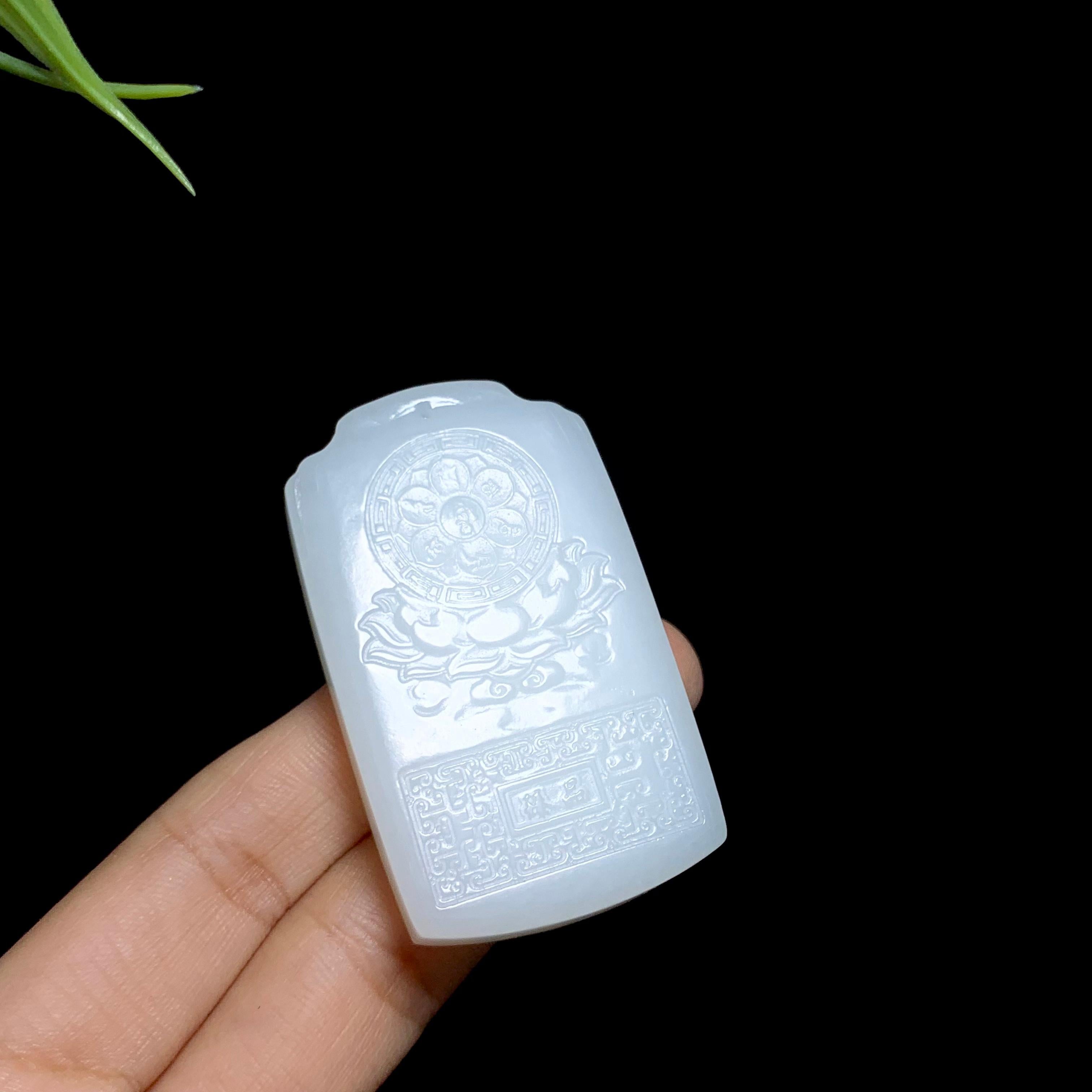 和田白玉御龙观音（45.5g）