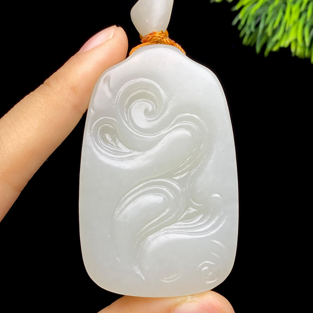 和田玉籽料无事牌（49.1g）