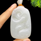 和田玉籽料无事牌（49.1g）