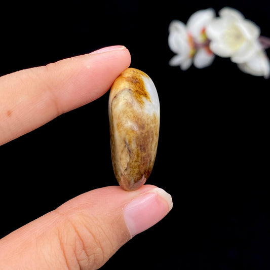 和田玉秋梨皮籽料吊坠籽（14.4g）