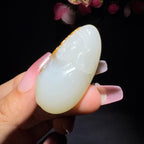 和田玉籽料挂件一念之间挂件（30.3g）