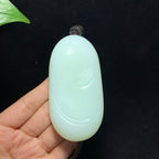 收藏级和田山料羊脂白玉生肖龙手把件（134.5g）