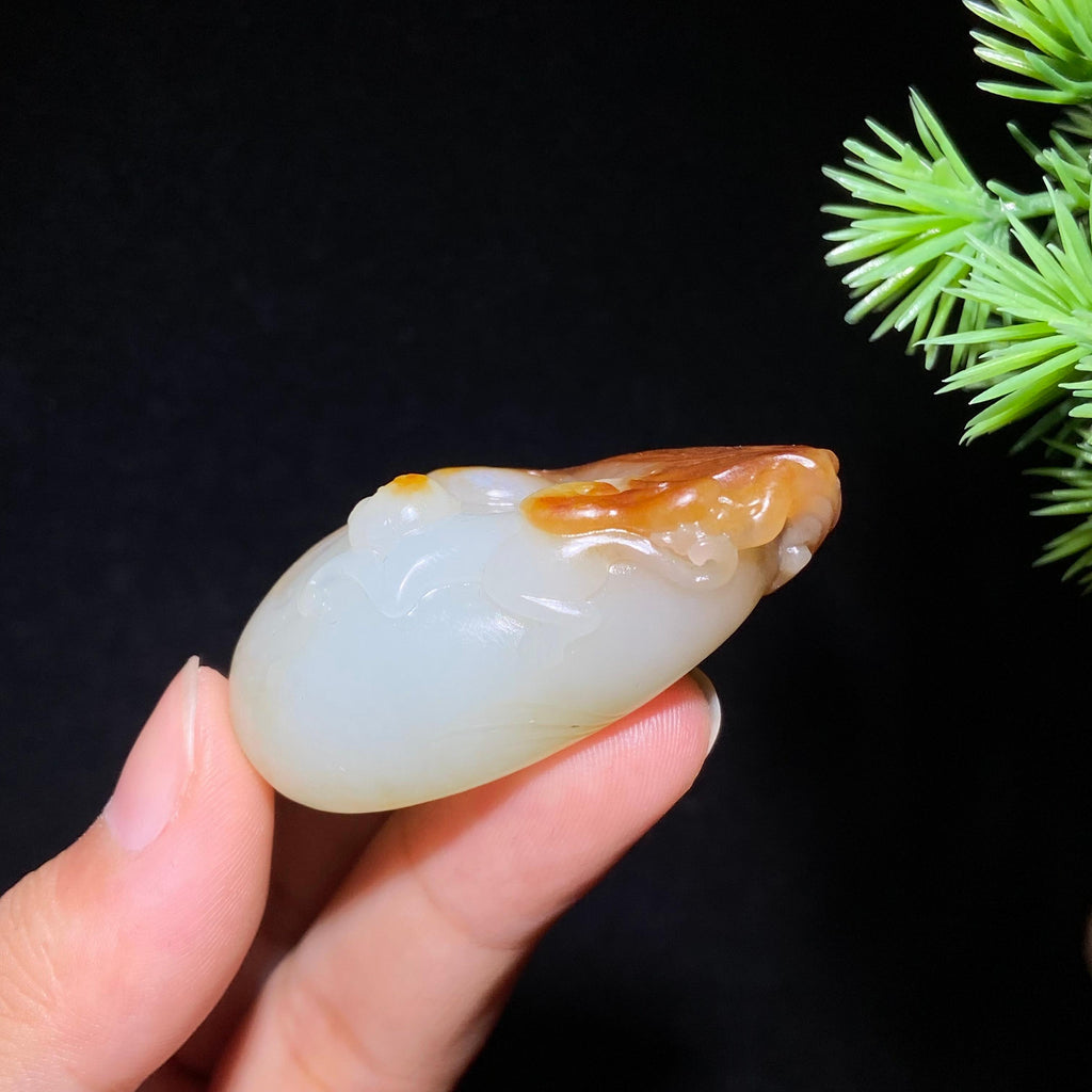 和田玉籽料一叶封侯（27.0g）