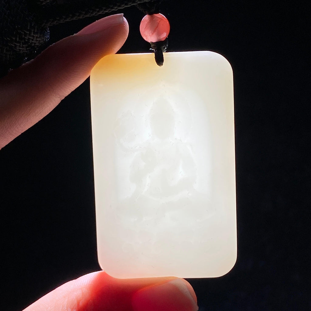 和田玉糖白观音（42.3g）