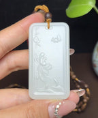 和田羊脂玉大势至菩萨（34.1g）