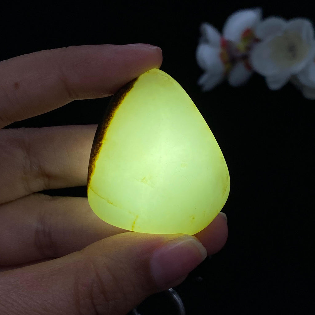 和田玉聚黑皮籽料挂件（32.7g）
