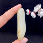 和田玉洒红皮籽料大挂件（59g）