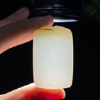 和田玉糖白无事牌（33.8g）