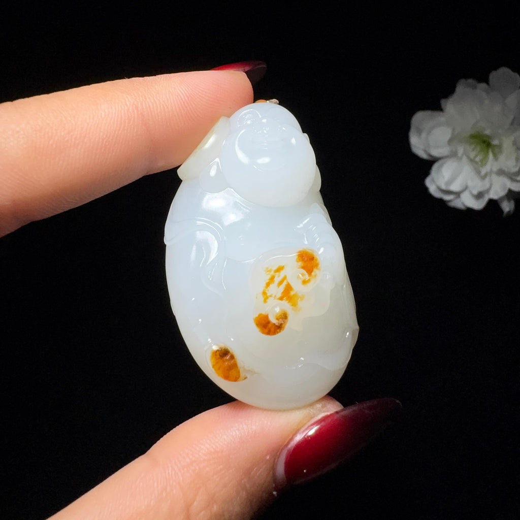 和田玉籽料佛公（46.0g）
