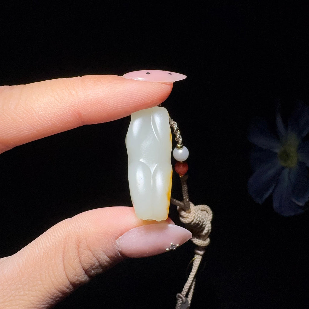 和田玉籽料兔子（16.3g）