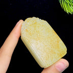 和田玉籽料无事牌（75.3g）