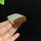和田山料羊脂糖白玉无事牌挂件（65.0g）