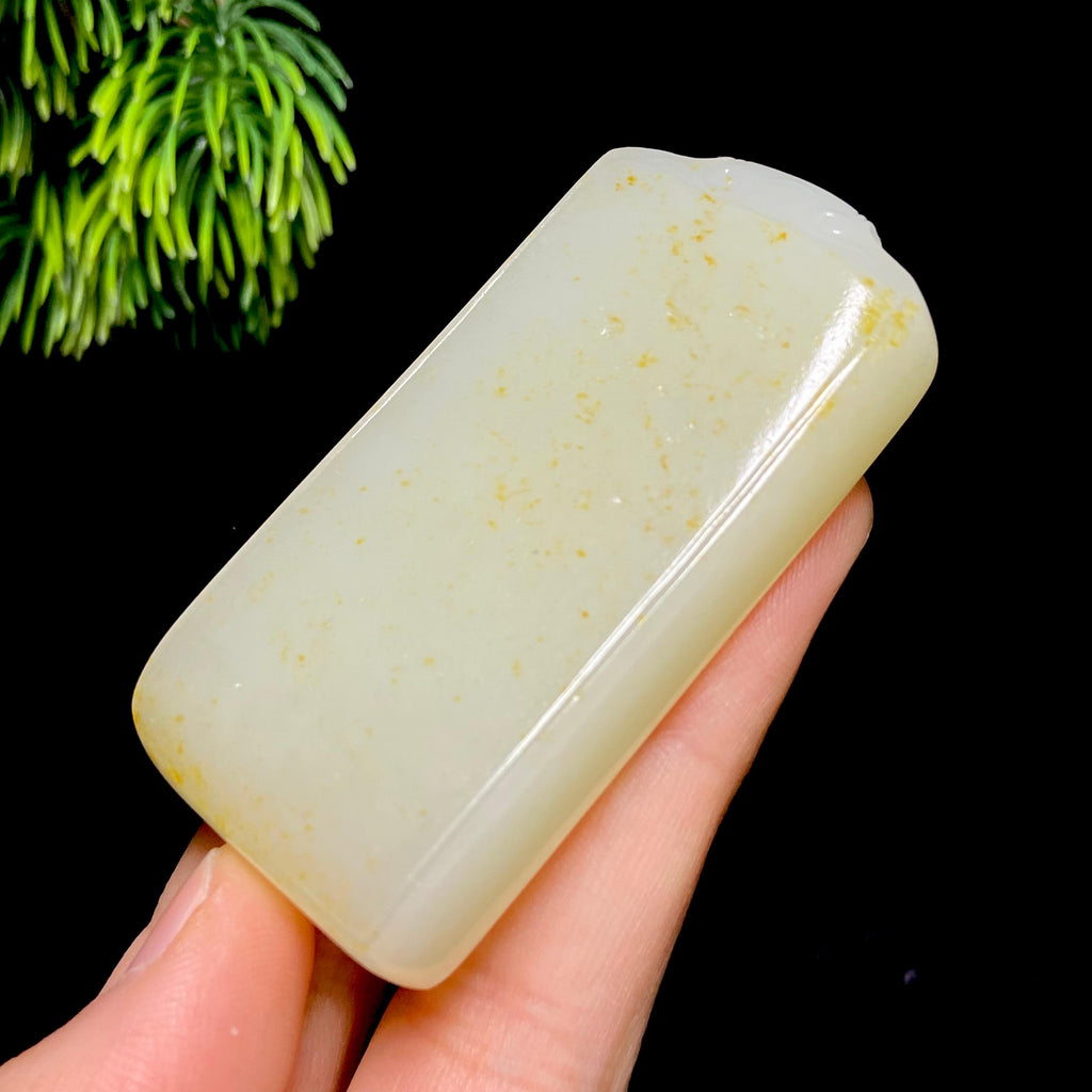 和田玉籽料无事牌（61.7g）