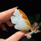 和田玉籽料挂件貔貅（65.8g）