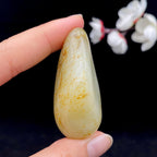和田玉洒金皮籽料大挂件（53.1g）