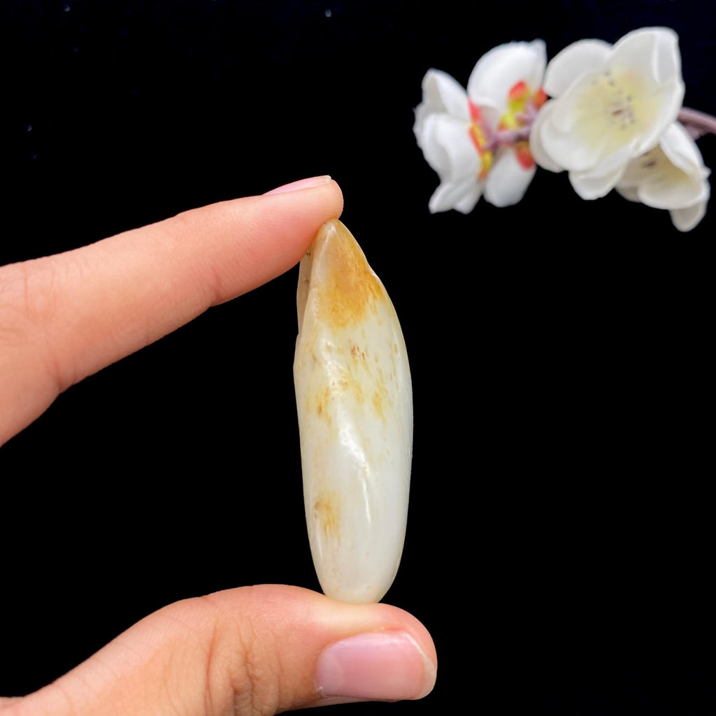和田玉黄皮青花底籽料（47.2g）