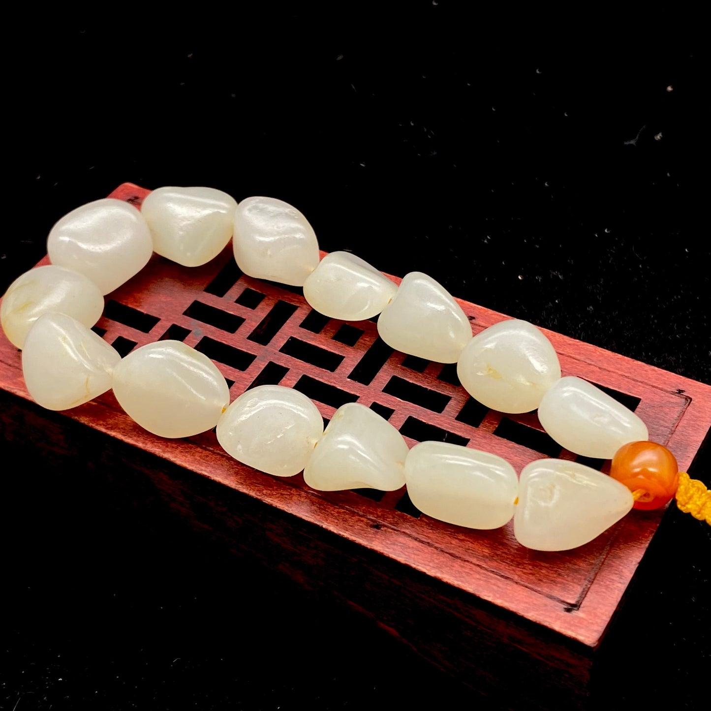 和田玉-白玉【精品手串】（31.5g）