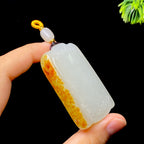 和田玉籽料无事牌（44.4g）