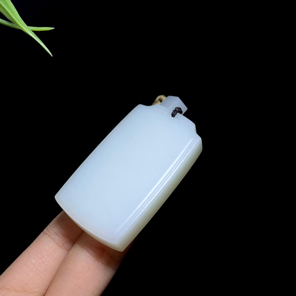 和田山料白玉无事牌（44.6g）